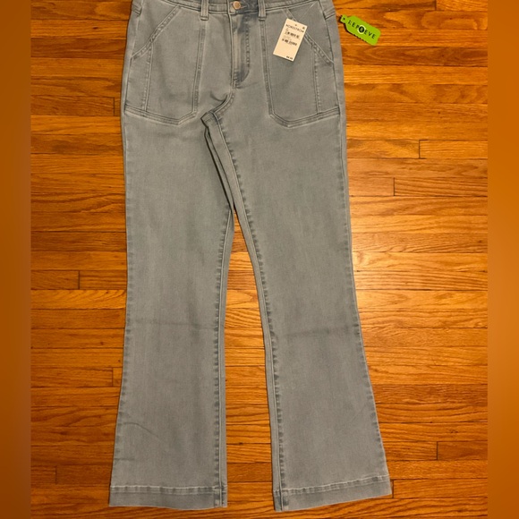 NEW WIT & WISDOM LIGHT DENIM HIGH RISE BOOT CUT JEANS NORDSTROM $88 SZ 10 - Picture 2 of 8